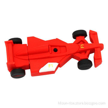 F1 Racing Car PVC USB Flash Drive, 512MB Memory CapacityNew